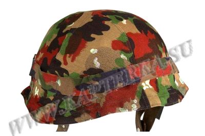 Чехол на шлем армии Швейцарии. Камуфляж Alpenflage (Альпенфляге)
