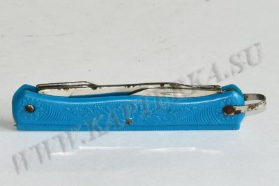 Нож складной 4-х предметный СССР (синий)