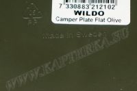 Тарелка Wildo Camper plate flat (олива) 