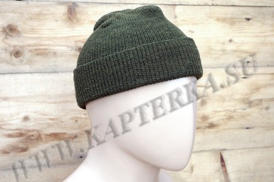 Шапка (Watch-Cap) US ARMY. Олива. 100% шерсть