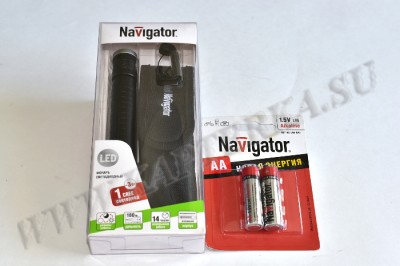 Фонарь светодиодный Navigator NPT-P04-2AA
